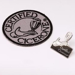 Certified Cicerone pins and patches